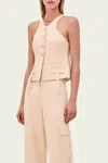 Alexis Lucky Vest In Havana In Neutral