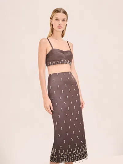 Alexis Luisa Skirt In Brown