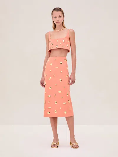 Alexis Lya Top In Tangerine
