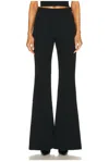 ALEXIS LYLA WIDE LEG PANTS IN EBONY