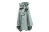 Alexis Mabille Bow-detailed Satin-twill Mini Dress In Grey Polyester In Grey