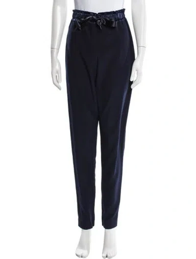 Pre-owned Alexis Mabille Skinny Leg Pants In Blue
