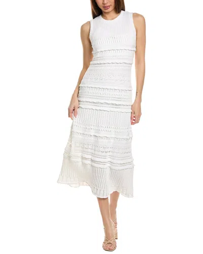 Alexis Madie Midi Dress In White