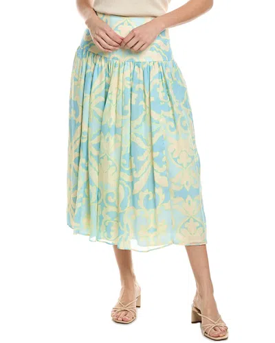 Alexis Maeve Midi Skirt In Green