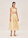 Alexis Maeve Skirt In Melon Vine