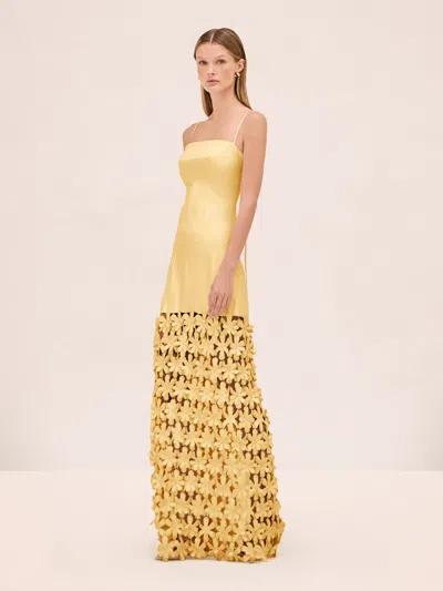 Alexis Magdalena Dress In Yellow