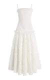 Alexis Maitland Midi Dress In White In White