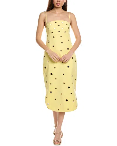 Alexis Malia Midi Dress In Yellow
