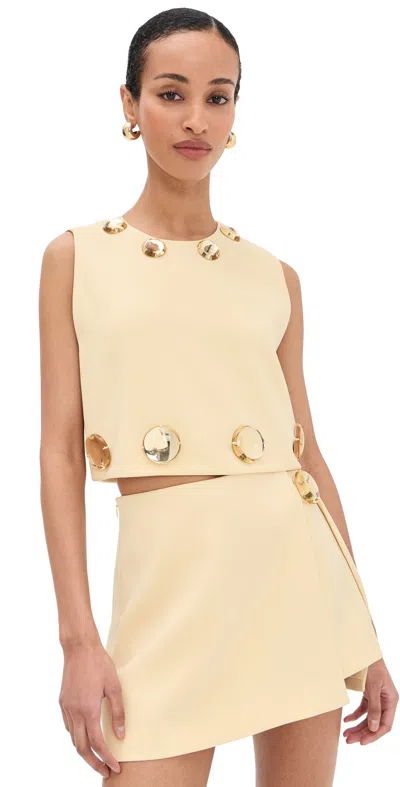 Alexis Maree Top Buttercream In Gray