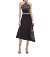 Alexis Maris Sequin Midi Skirt In Black In Black