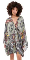 Alexis Marivelle Caftan Medallion Print In Multi