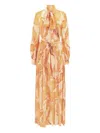 Alexis Mazzara Midi Dress In Yellow