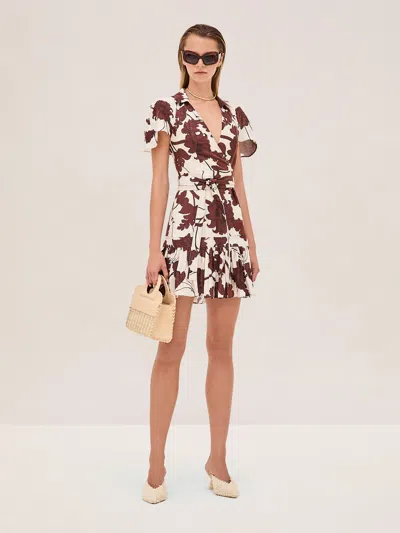 Alexis Melba Dress In Obsidian Brown
