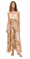 Alexis Melbourne Long Dress Desert Sand In Desert Sand