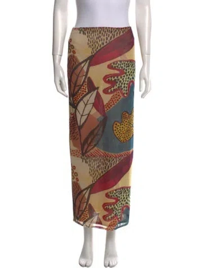 Pre-owned Alexis Mesh Midi Length Skirt