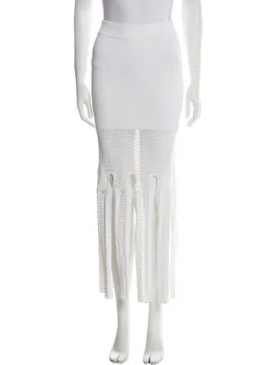 Pre-owned Alexis Midi Length Skirt In Neutral