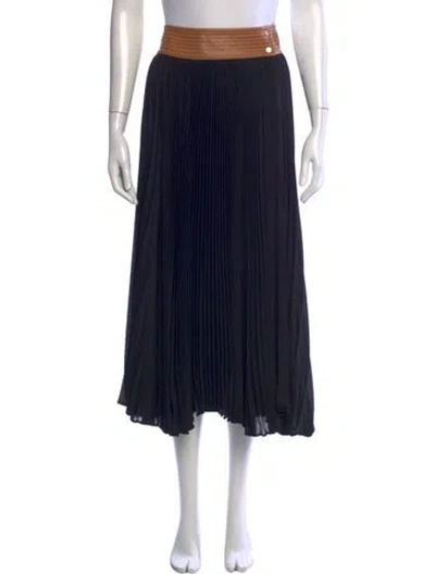 Pre-owned Alexis Midi Length Skirt W/ Tags In Black