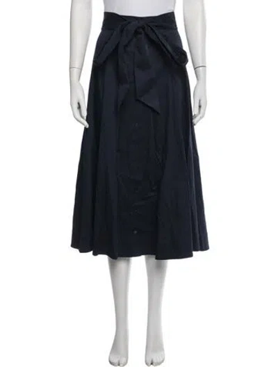 Pre-owned Alexis Midi Length Skirt W/ Tags In Blue