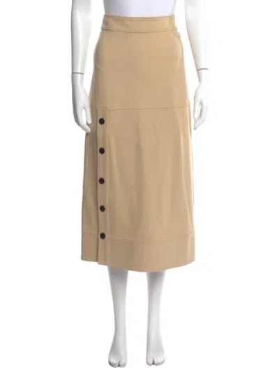 Pre-owned Alexis Midi Length Skirt W/ Tags In Neutral