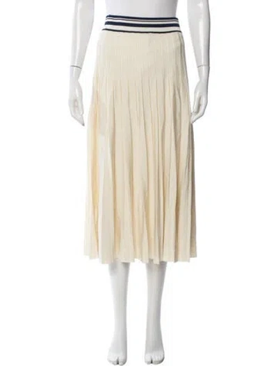 Pre-owned Alexis Midi Length Skirt W/ Tags In Neutral