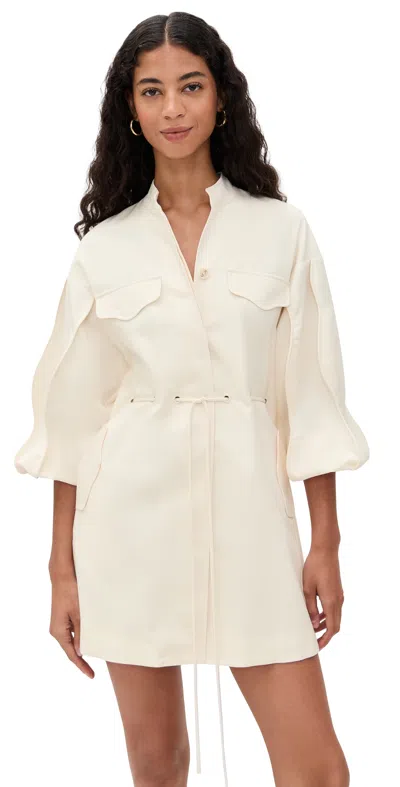Alexis Miley Dress Ivory In White