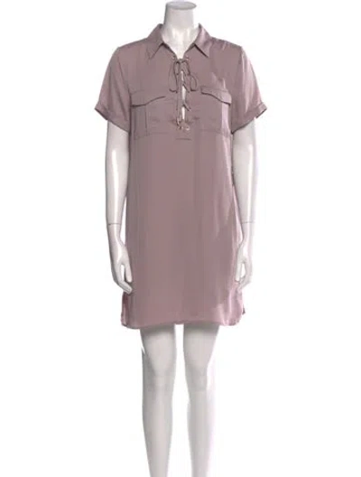 Pre-owned Alexis Mini Dress In Black