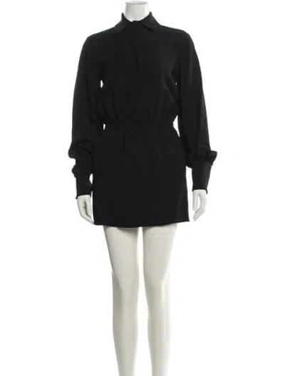 Pre-owned Alexis Mini Dress In Black