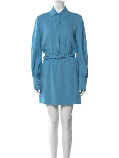 Pre-owned Alexis Mini Dress In Blue