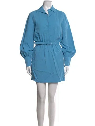 Pre-owned Alexis Mini Dress In Blue
