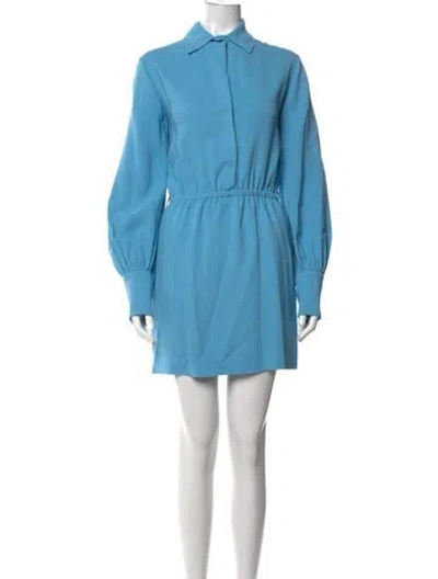 Pre-owned Alexis Mini Dress In Blue