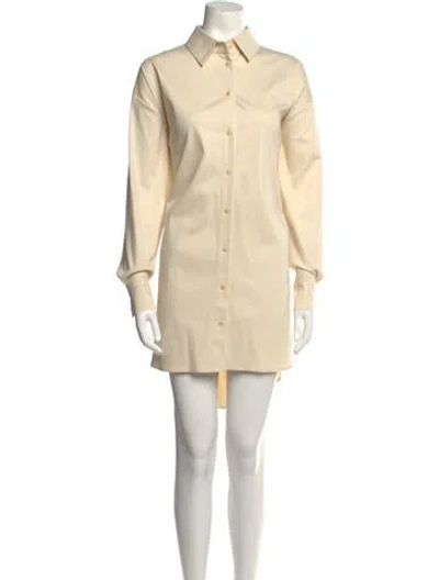 Pre-owned Alexis Mini Dress In Neutral