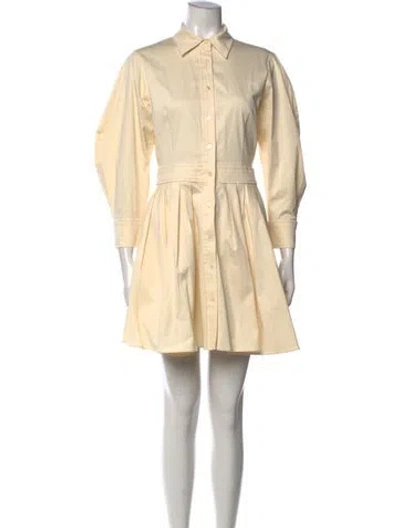 Pre-owned Alexis Mini Dress In Neutral