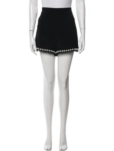Pre-owned Alexis Mini Shorts In Black