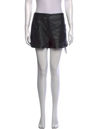 Pre-owned Alexis Mini Shorts In Black