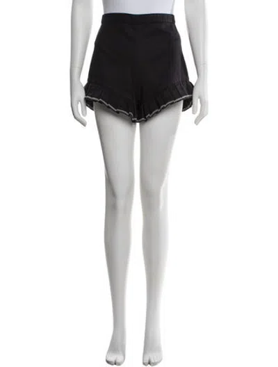 Pre-owned Alexis Mini Shorts In Black