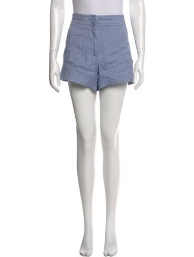Pre-owned Alexis Mini Shorts In Blue
