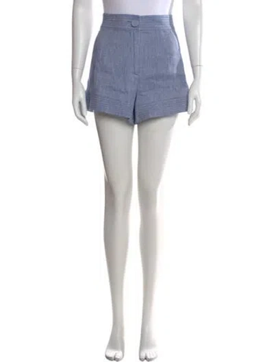 Pre-owned Alexis Mini Shorts In Blue