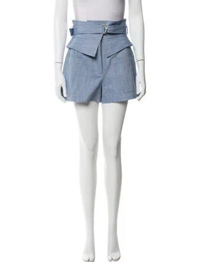 Pre-owned Alexis Mini Shorts In Blue