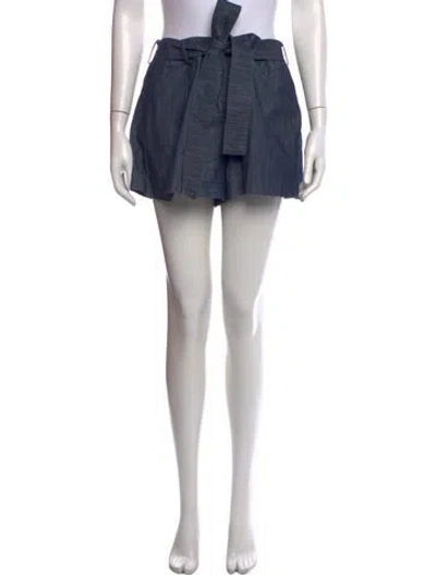 Pre-owned Alexis Mini Shorts In Blue