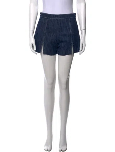 Pre-owned Alexis Mini Shorts In Blue