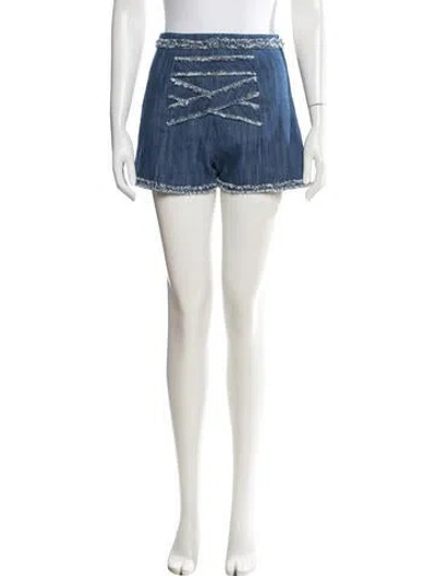 Pre-owned Alexis Mini Shorts In Blue