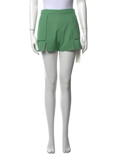Pre-owned Alexis Mini Shorts In Green