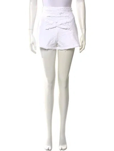 Pre-owned Alexis Mini Shorts In Neutral