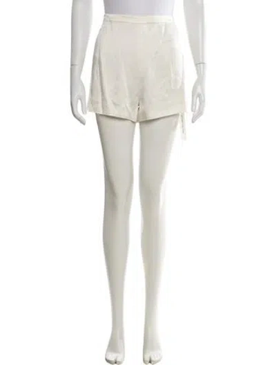 Pre-owned Alexis Mini Shorts In Neutral