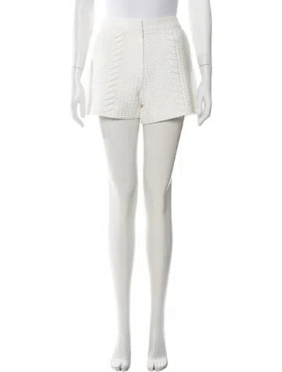 Pre-owned Alexis Mini Shorts In Neutral