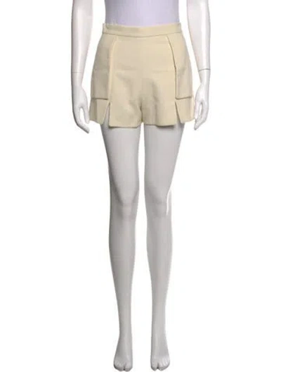 Pre-owned Alexis Mini Shorts In Neutrals