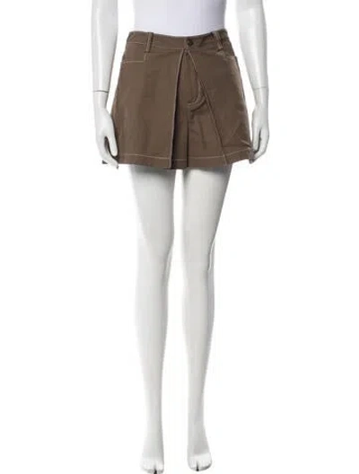 Pre-owned Alexis Mini Shorts In Neutrals