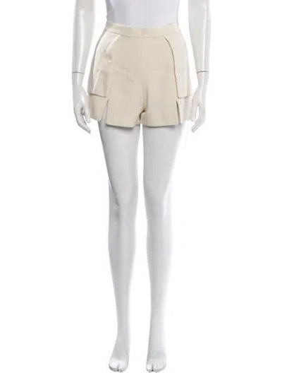 Pre-owned Alexis Mini Shorts In Neutrals
