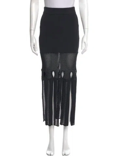 Pre-owned Alexis Mini Skirt In Black