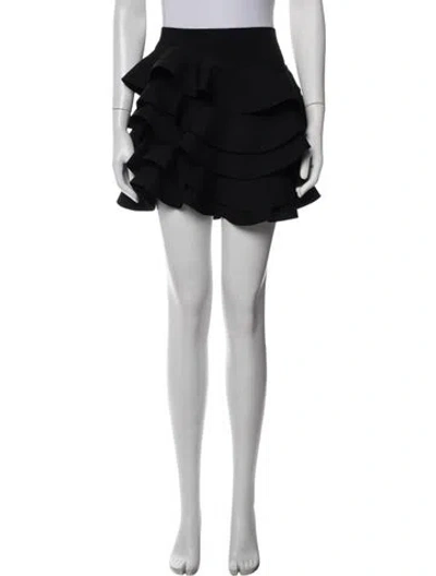 Pre-owned Alexis Mini Skirt In Black